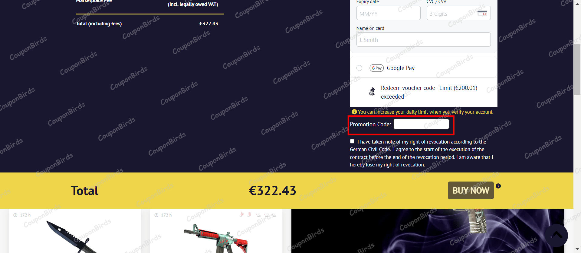 Skinbaron promo codes july 2025 vouchers