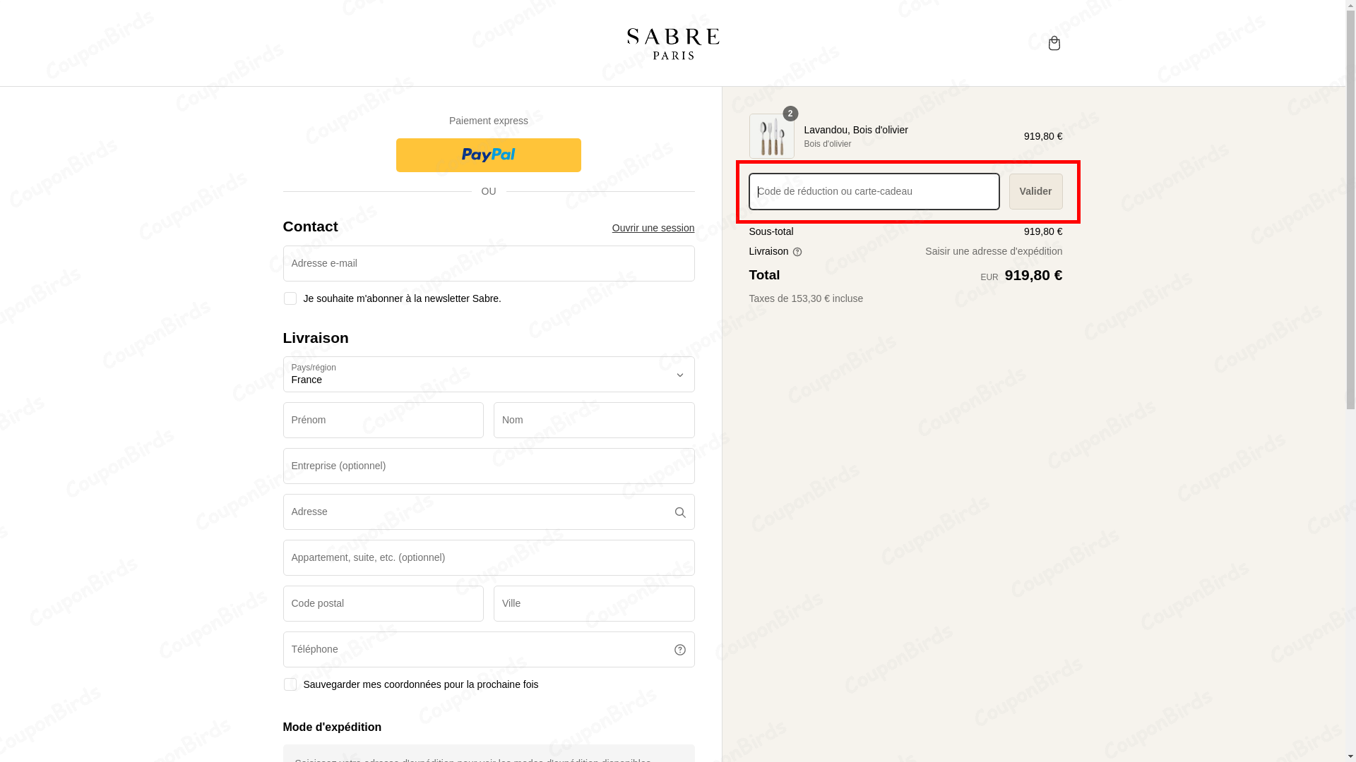 Sabre Code 20% Off Sabre Paris Discount Codes - Jul 2026