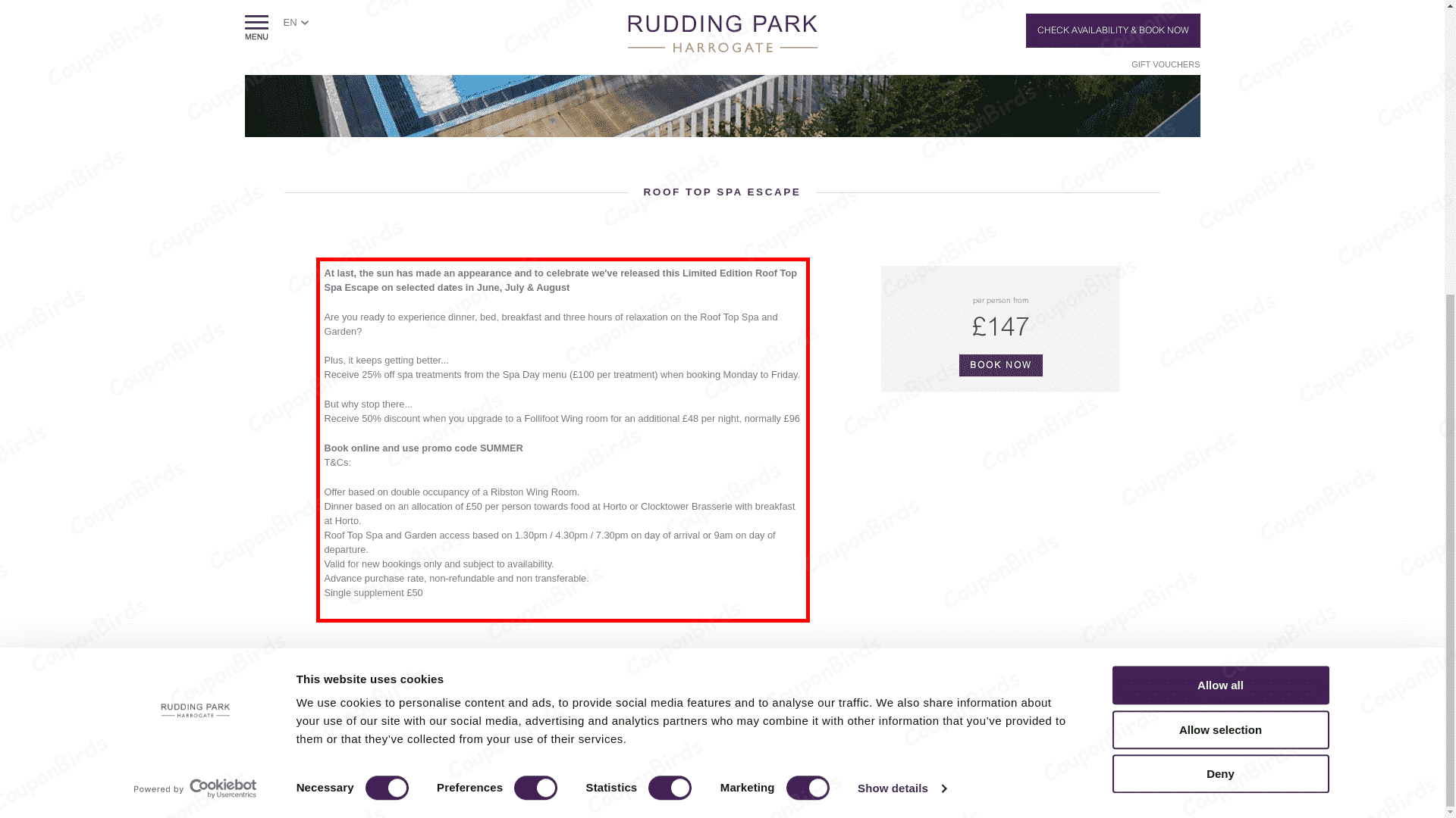 Unlock 50 Off Rudding Park Discount Code In Jul 2024