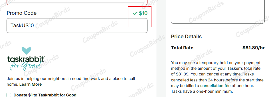 Great Description About Task Rabbit Promo Code