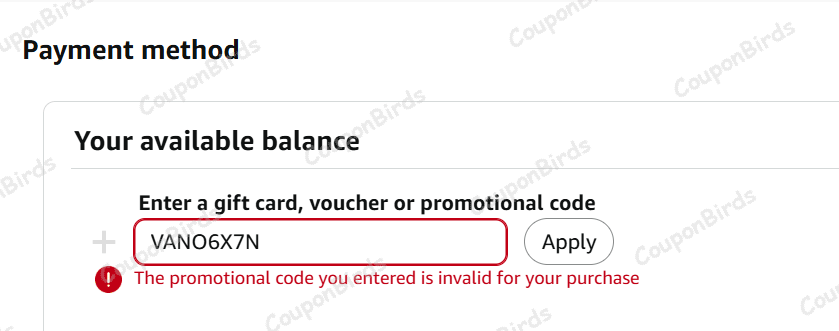 40% OFF Amazon Canada Promo Code Verification Screenshot. Uploaded by CouponBirds