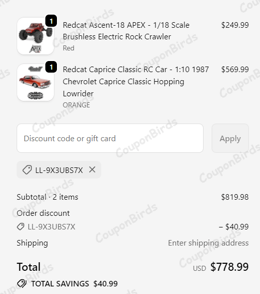 Redcat Discount Code 50% Off REDCAT Discount Codes - Jul 2026