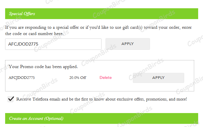 Teleflora Promo Code 20% Off Teleflora Coupons - Verified - Jul 2026