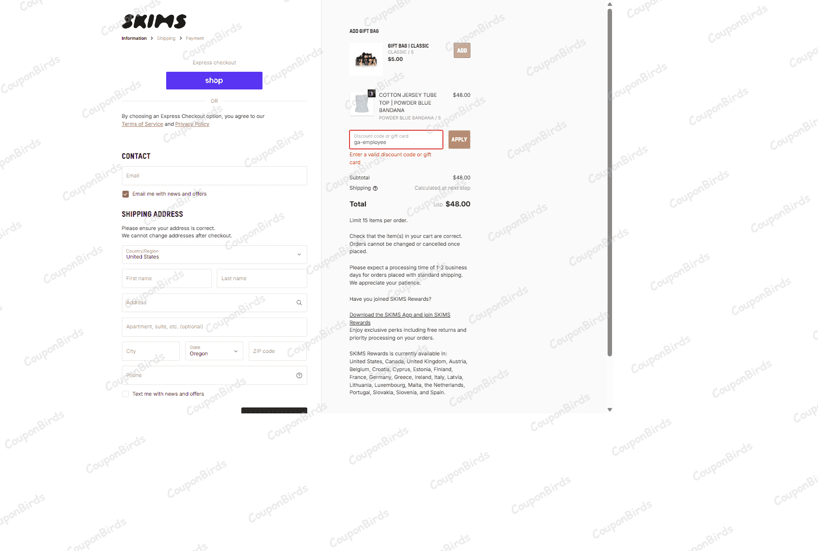 Skims Promo Code 50% Off SKIMS Discount Codes - Verified - Aug 2026