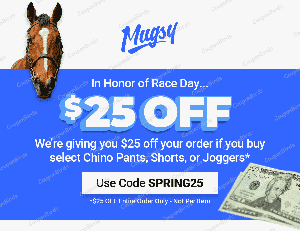 25% Off Mugsy Jeans Discount Codes - Jul 2026