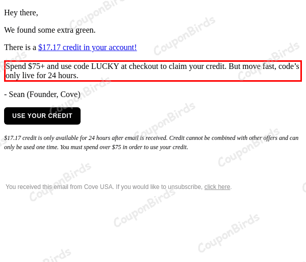25% Off Cove USA Discount Codes - Verified - Jul 2026