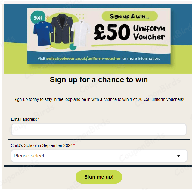 Unlock 25 Off SWI Schoolwear Discount Code In Jul 2024
