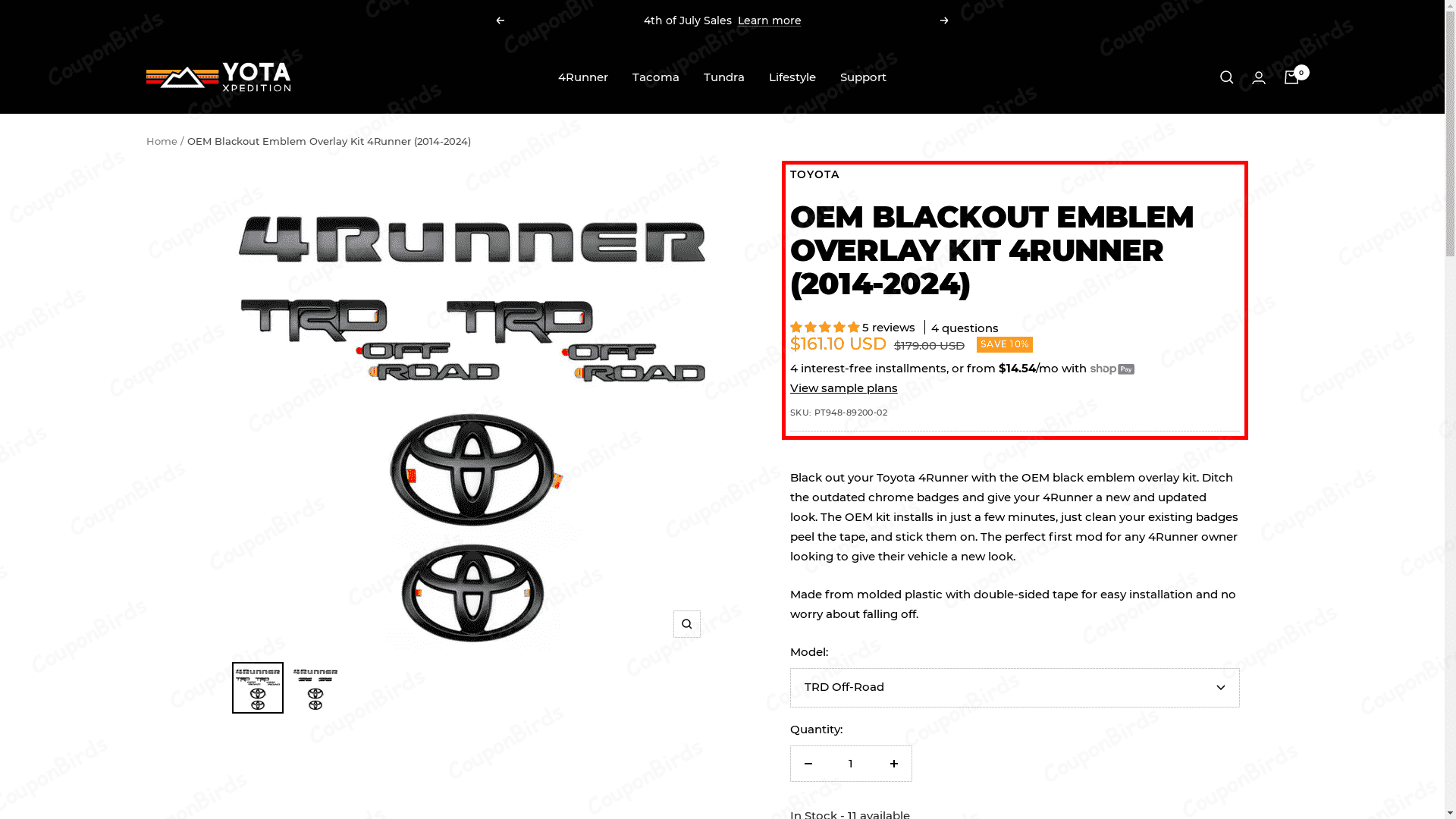 Unlock 50 Off Yota Xpedition Discount Code In Aug 2024