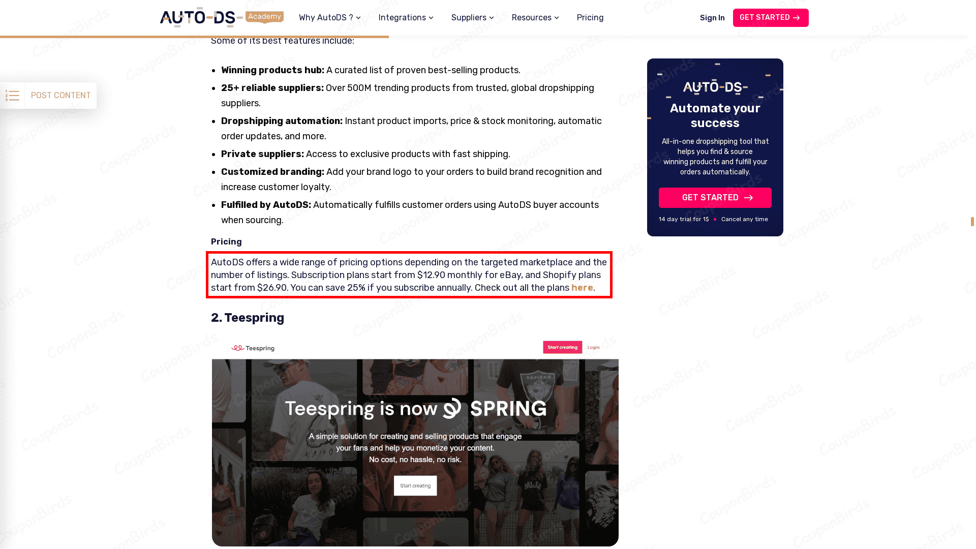 Unlock 70 Off AutoDS Coupon In Aug 2024