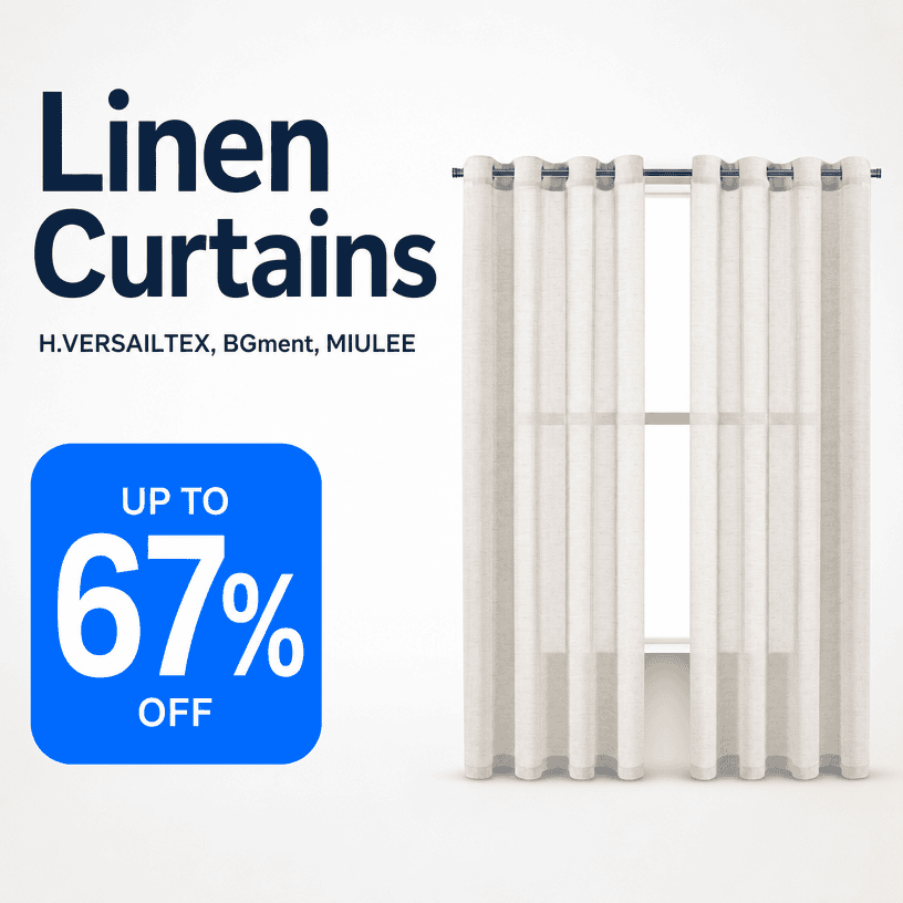 Linen Curtains Deals