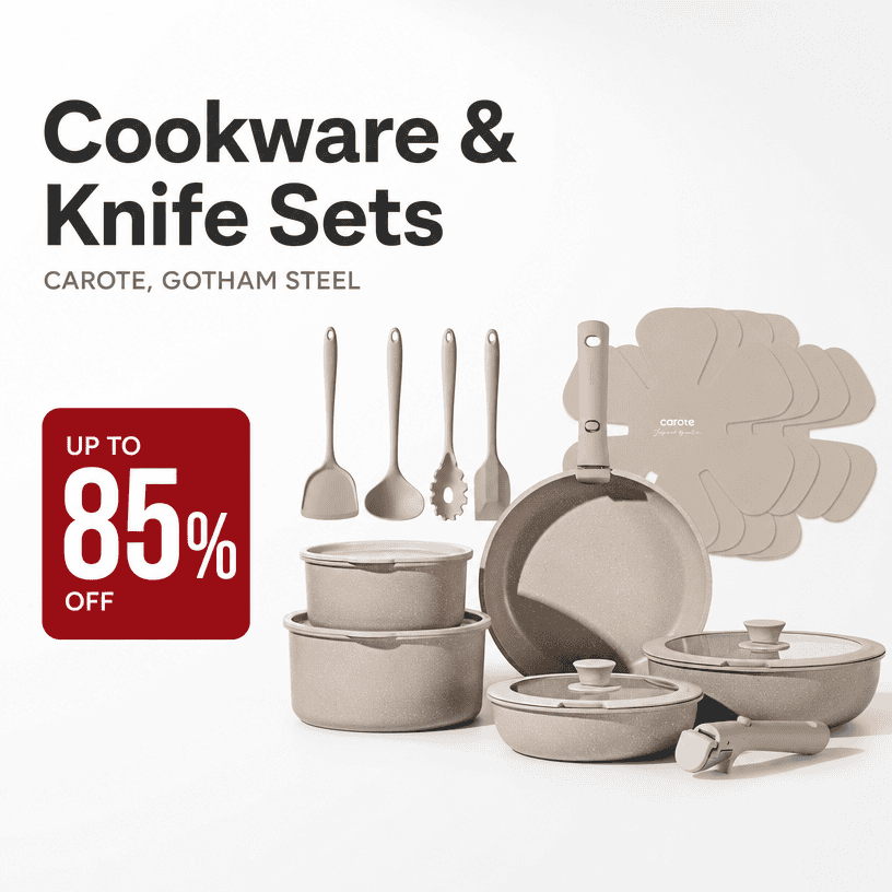 Cookware & Knife Sets Deals