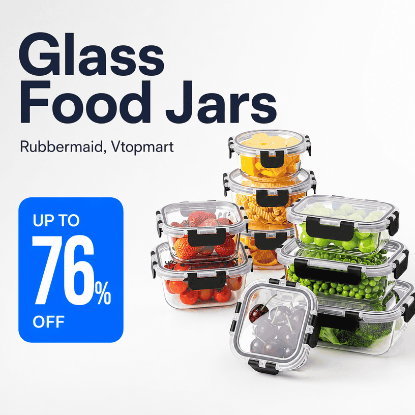 Glass Food Jars Deals