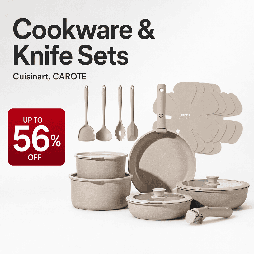 Cookware & Knife Sets Deals