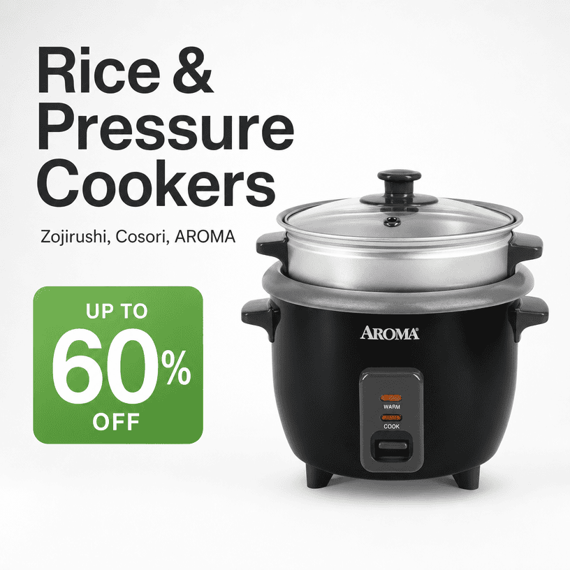 Rice & Pressure Cookers Deals