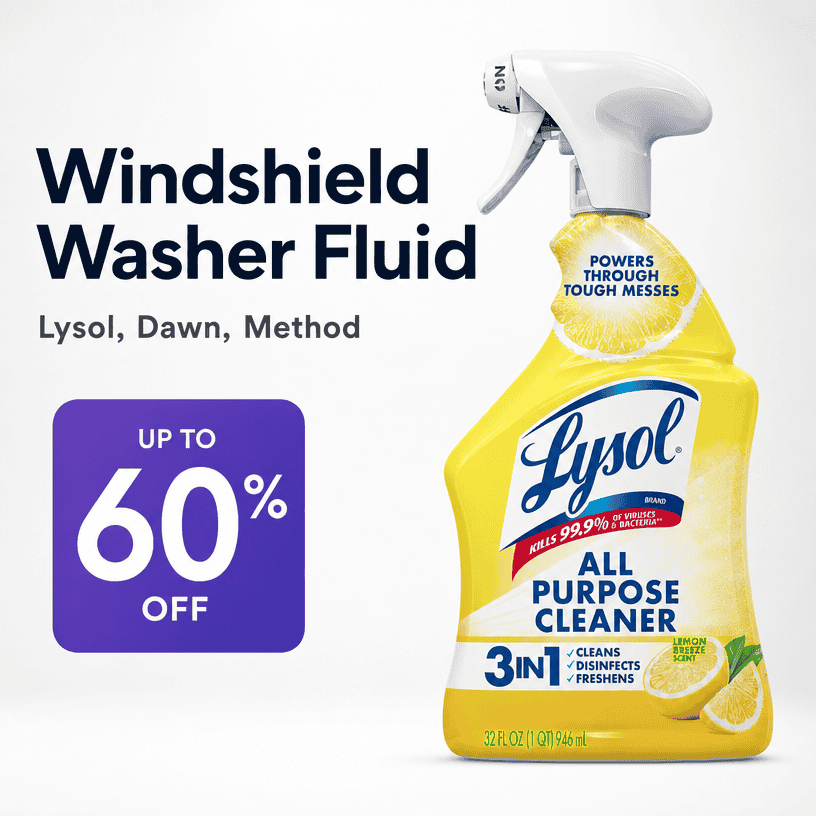Windshield Washer Fluid Deals